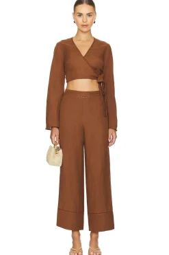 Colley Cropped Straight Leg Pant