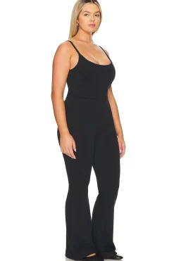 Compression Terry Scoop Jumpsuit