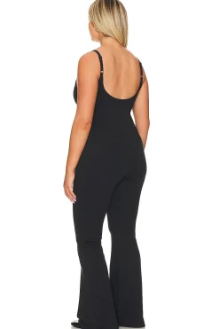 Compression Terry Scoop Jumpsuit