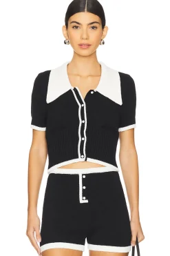 Contrast Peggy Cardigan