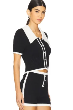 Contrast Peggy Cardigan