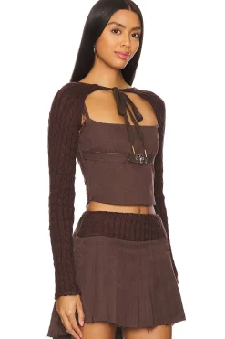 Cozy Hug Knit Sleeve Shrug