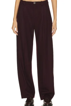 Cozy Wool Pleat Front Pant