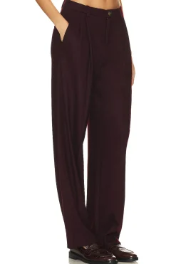 Cozy Wool Pleat Front Pant