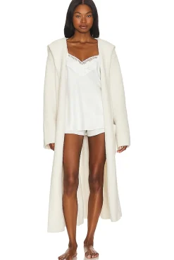 CozyChic Ribbed Hooded Robe