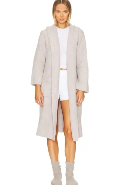 CozyChic Ribbed Hooded Robe