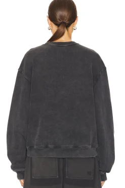 Crew Neck Sweatshirt With Blade Logo