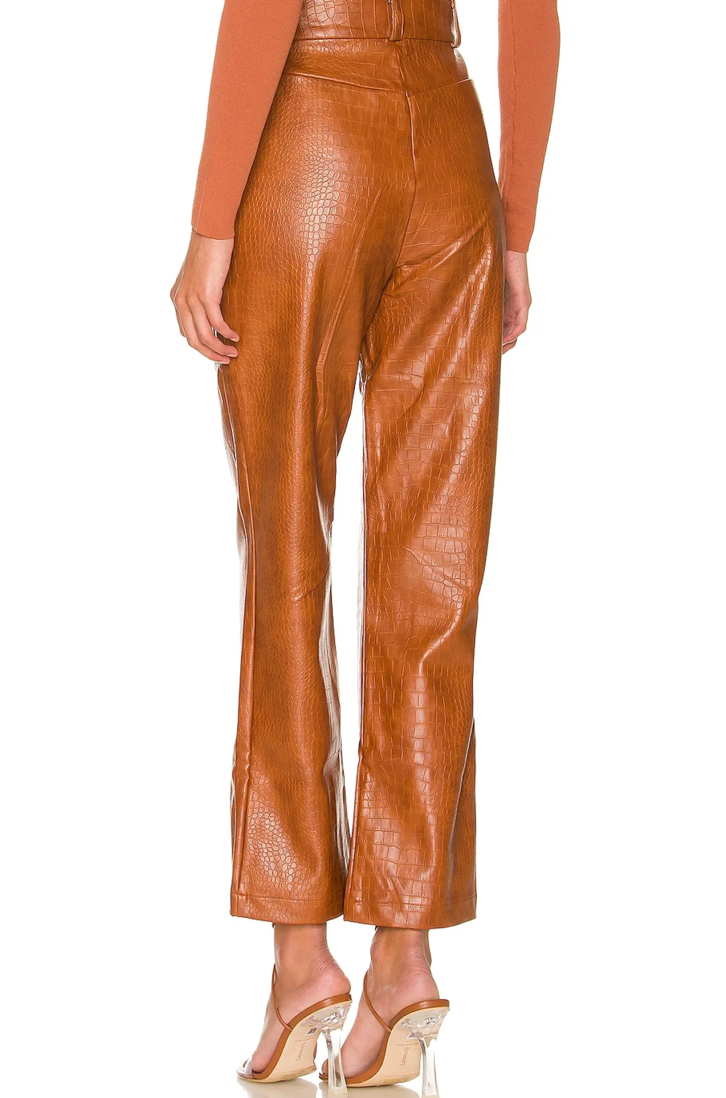 Croc Faux Leather Pant