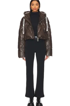 Crop Puffer Jacket Shiny