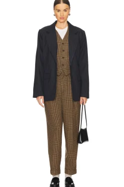 Cropped Flat Front Pants