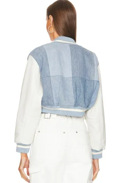 Cropped Varsity Jacket