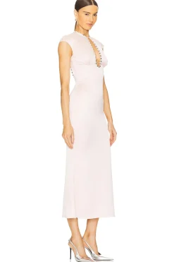 Crystal Embellished Midi Dress