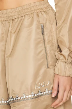 Crystal Slit Track Pant