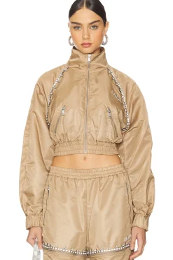 Crystal Trim Track Jacket