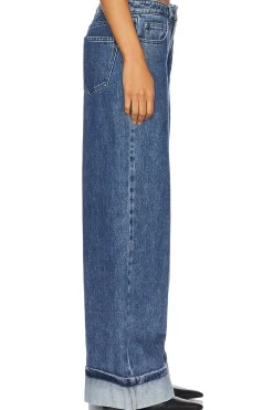 Cuff Straight Leg Jean