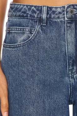 Cuff Straight Leg Jean