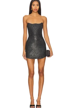 Curved Bustier Mini Dress