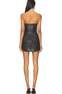 Curved Bustier Mini Dress