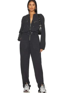 Dark Romance Zipped Up Jumpsuit