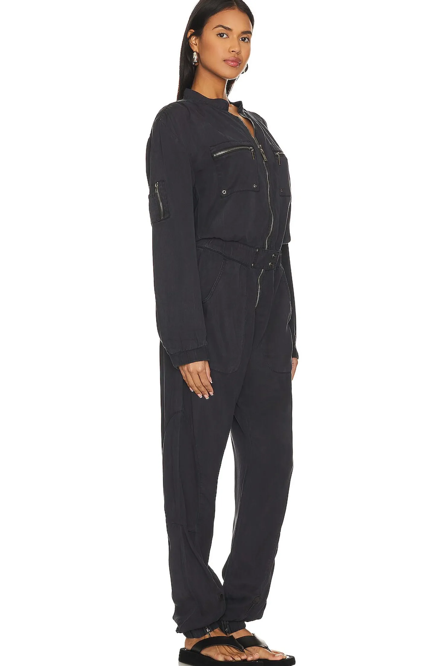 Dark Romance Zipped Up Jumpsuit