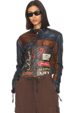 Daytona Zip Off Sleeve Moto Jacket