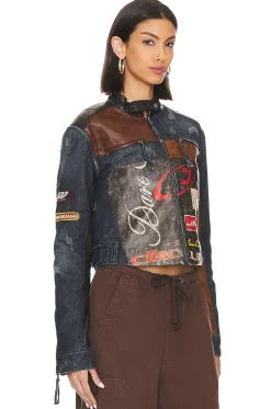 Daytona Zip Off Sleeve Moto Jacket