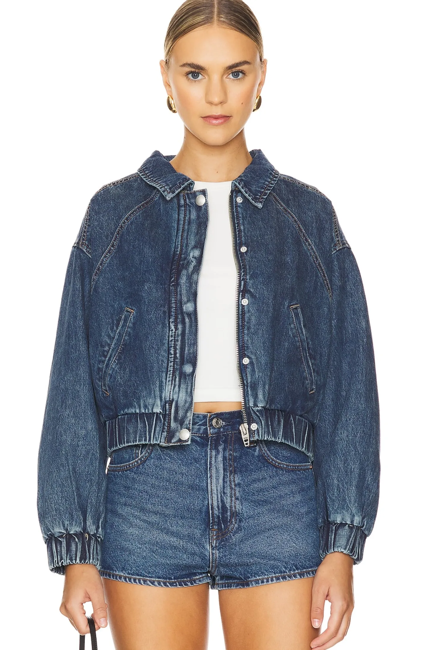 Denim Bomber Jacket
