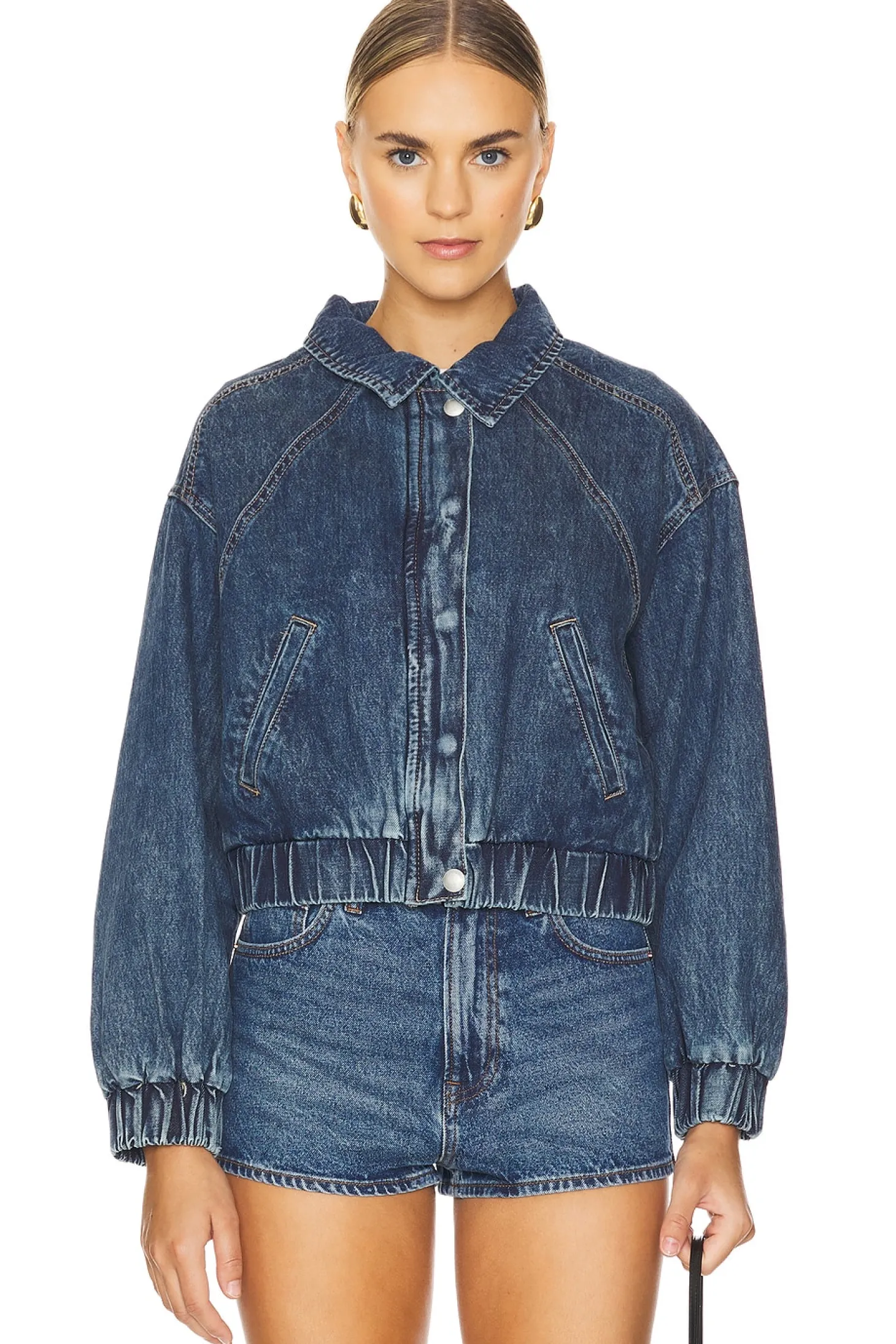 Denim Bomber Jacket