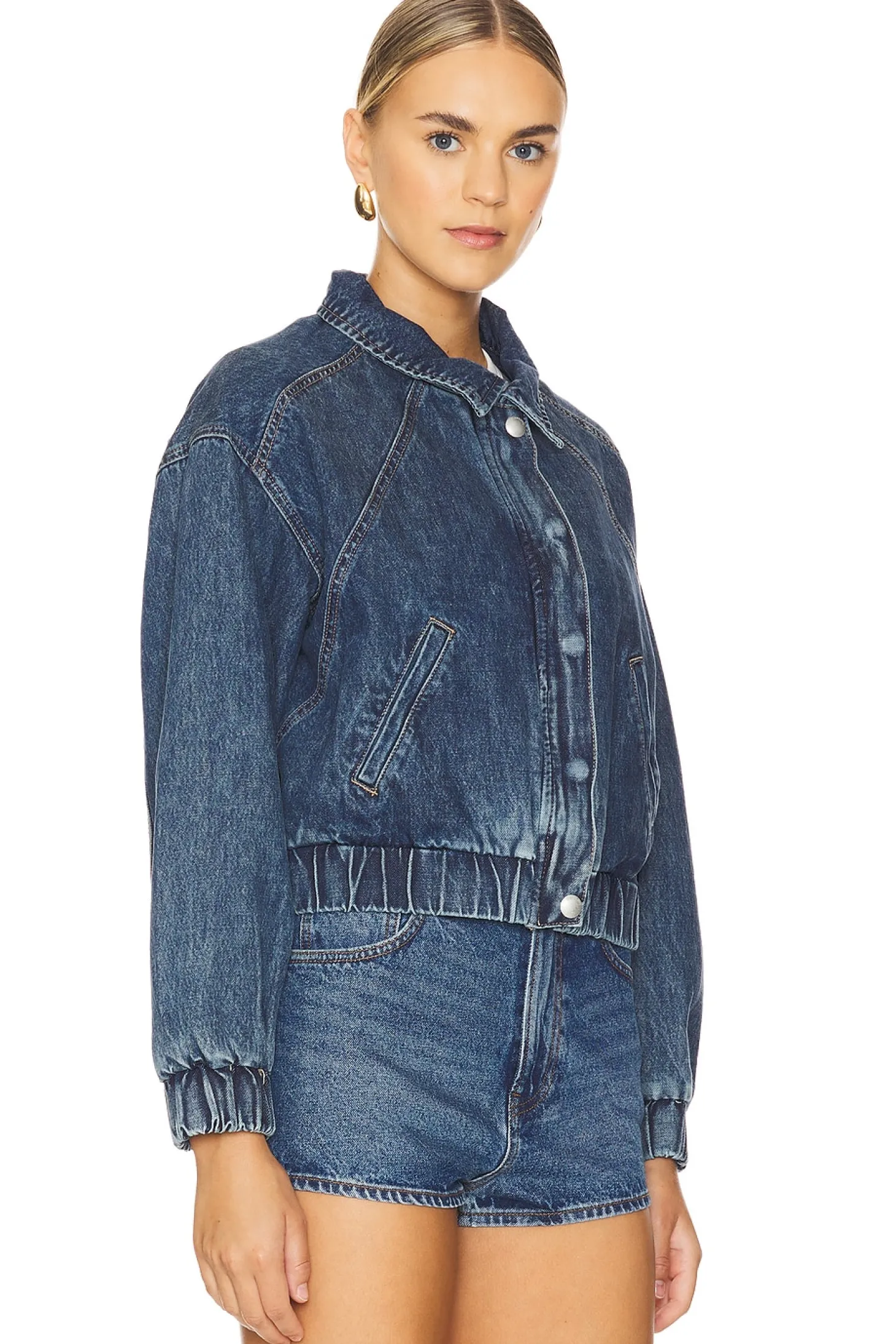 Denim Bomber Jacket
