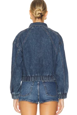 Denim Bomber Jacket