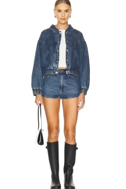 Denim Bomber Jacket