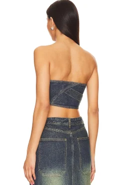 Denim Top With D-ring