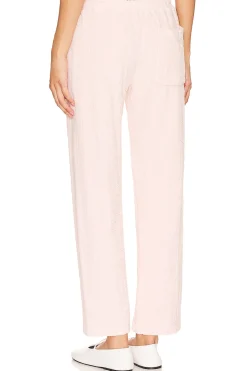 Diamond Terry Cloth Crop Pant