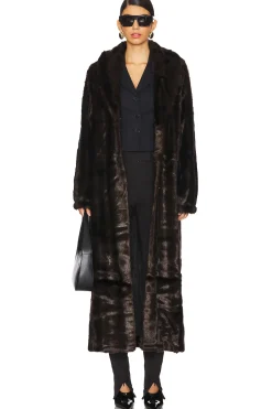 Dixie Faux Fur Long Coat