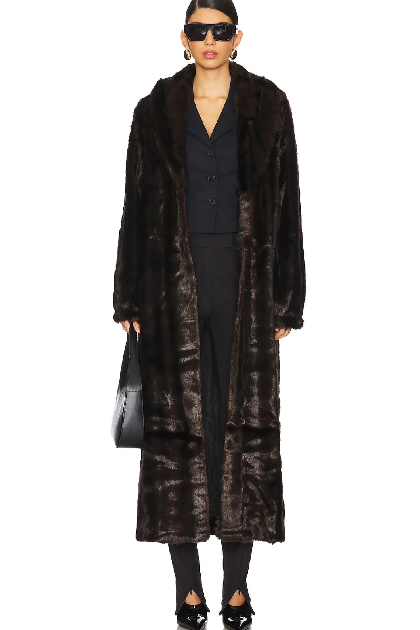 Dixie Faux Fur Long Coat