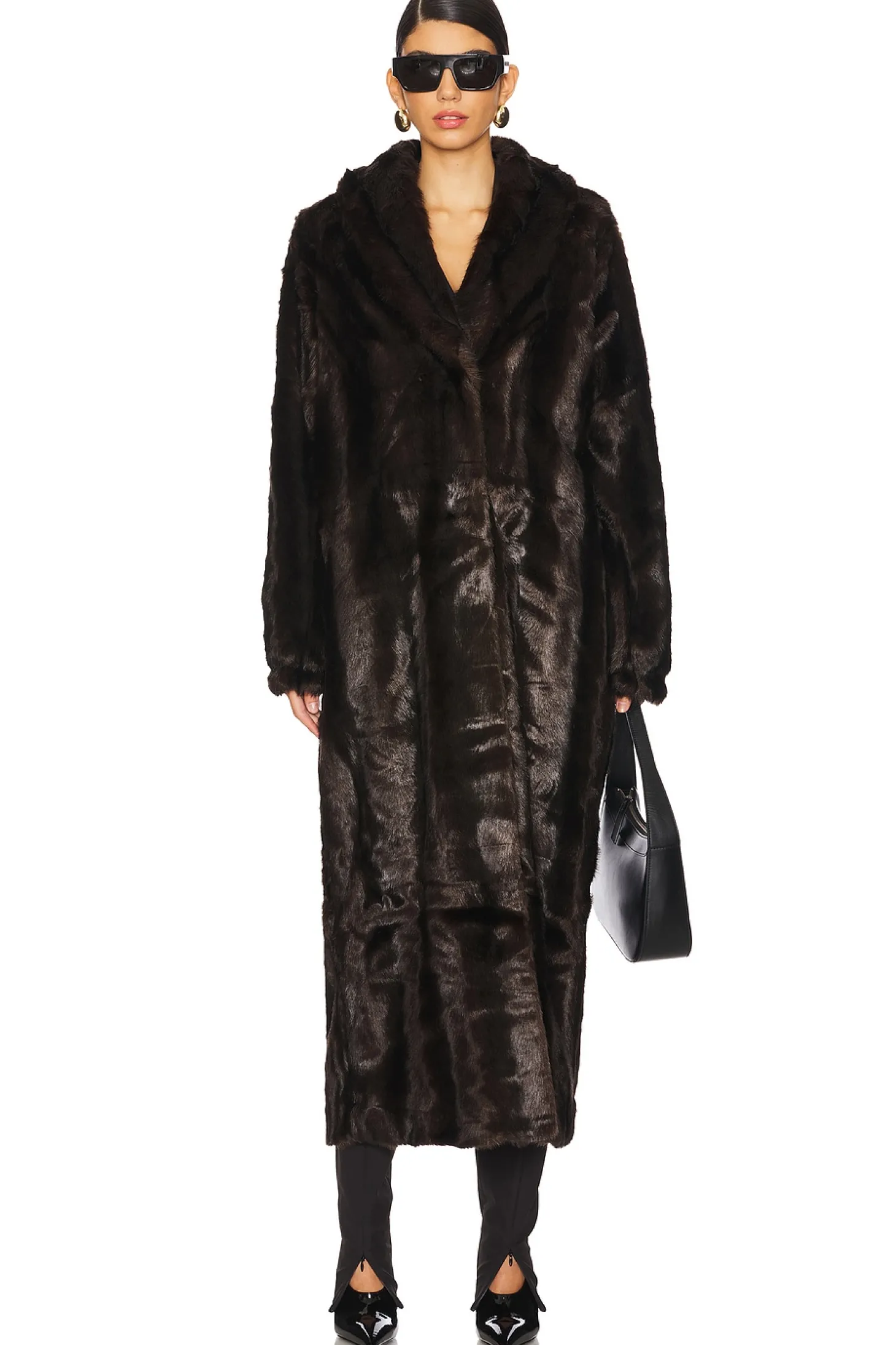 Dixie Faux Fur Long Coat