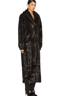 Dixie Faux Fur Long Coat