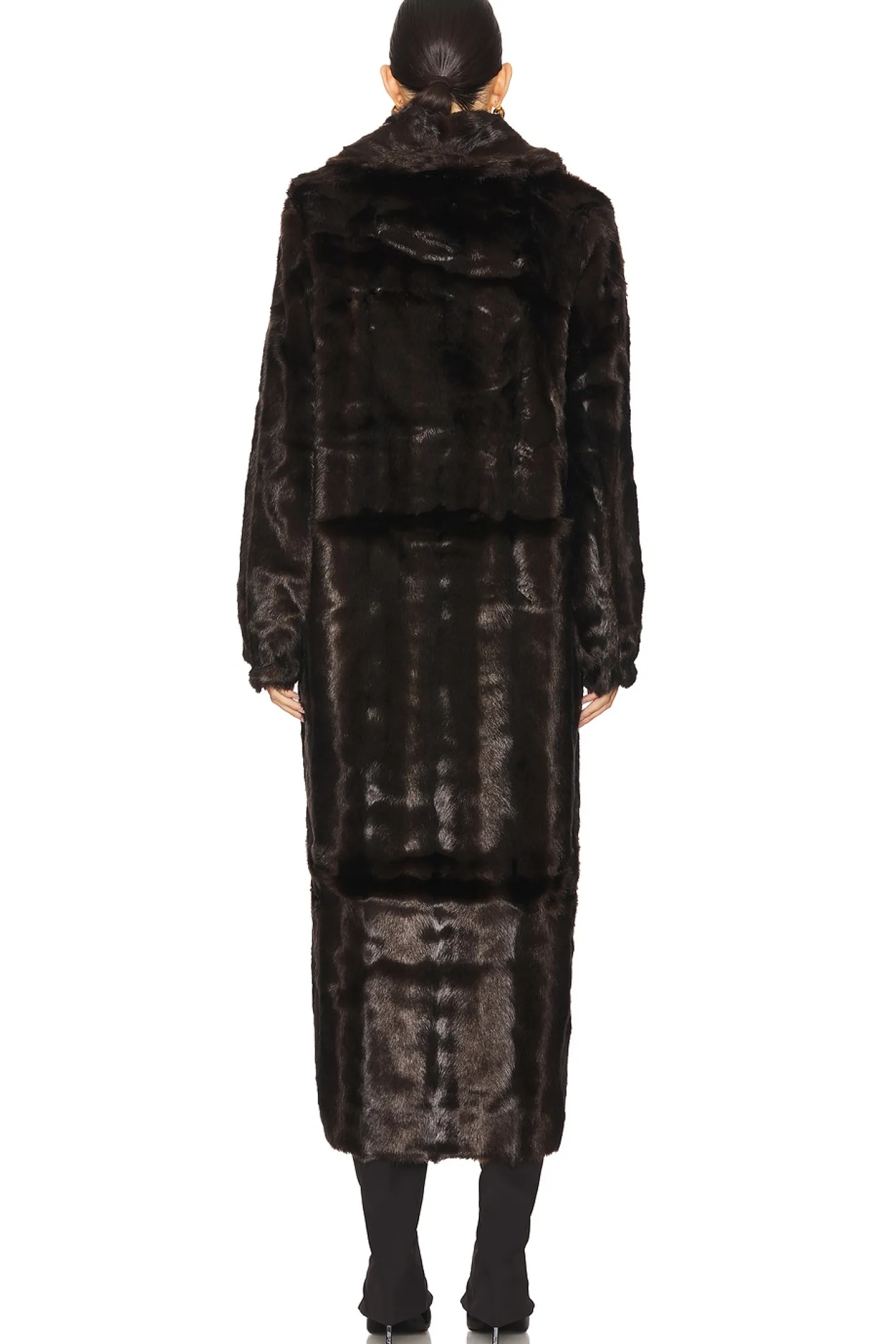 Dixie Faux Fur Long Coat