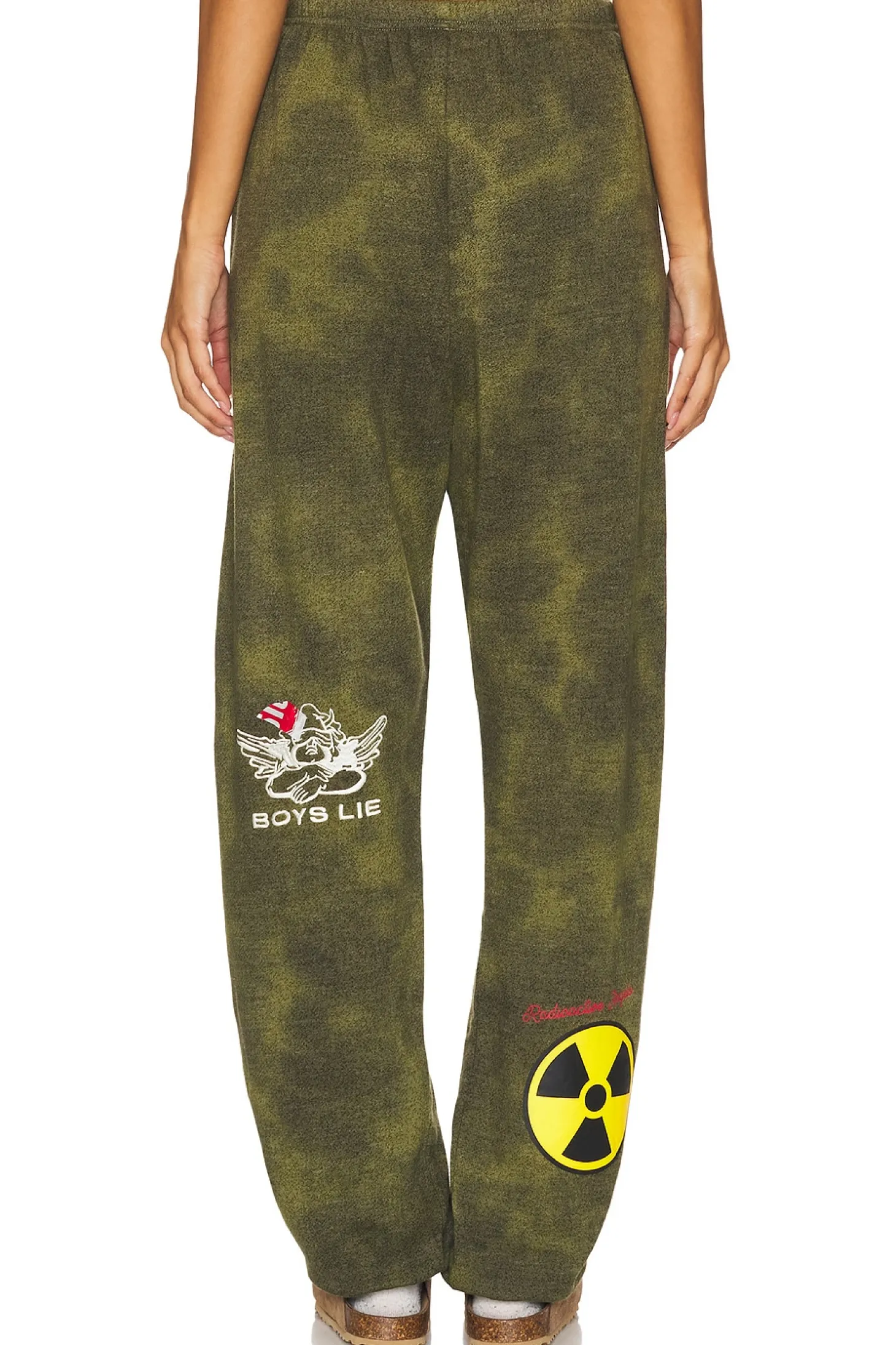 Don't Test Me Terry Natural Kimmy Sweatpants