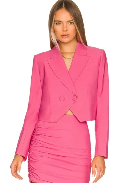 Double Brested Crop Blazer