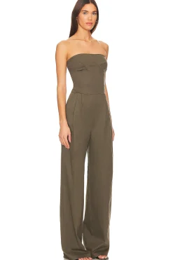 Double Pleated Wide Leg Jumpsuit