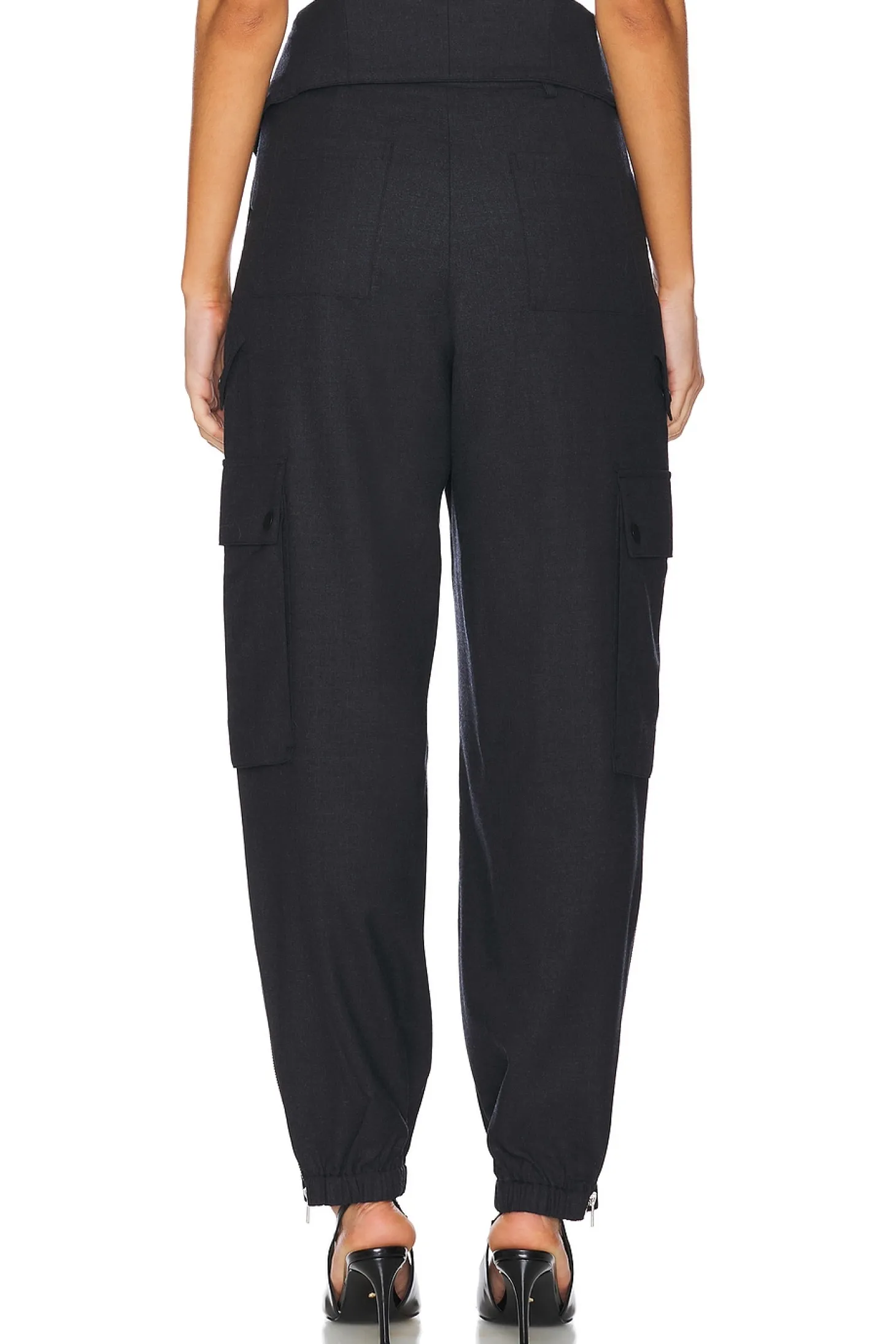 Double Waistband Cargo Pants