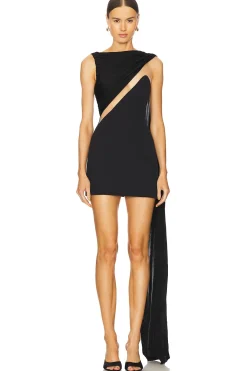 Draped Chest Mini Dress