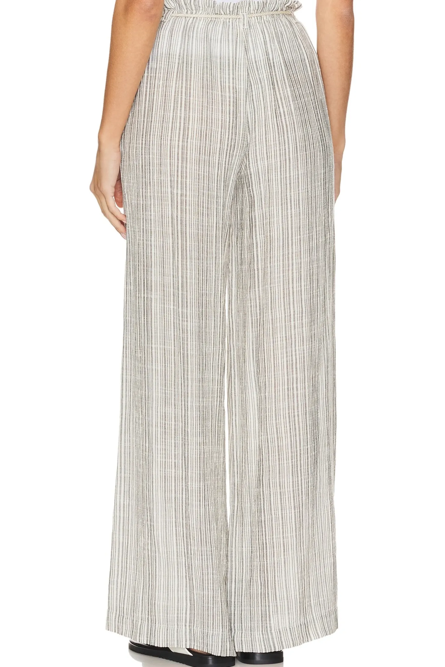 Drawcord Wide Leg Pant