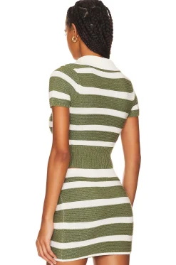 Drea Striped Knit Top