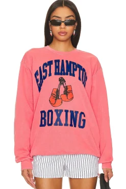 East Hampton NY Boxing Crewneck Sweatshirt