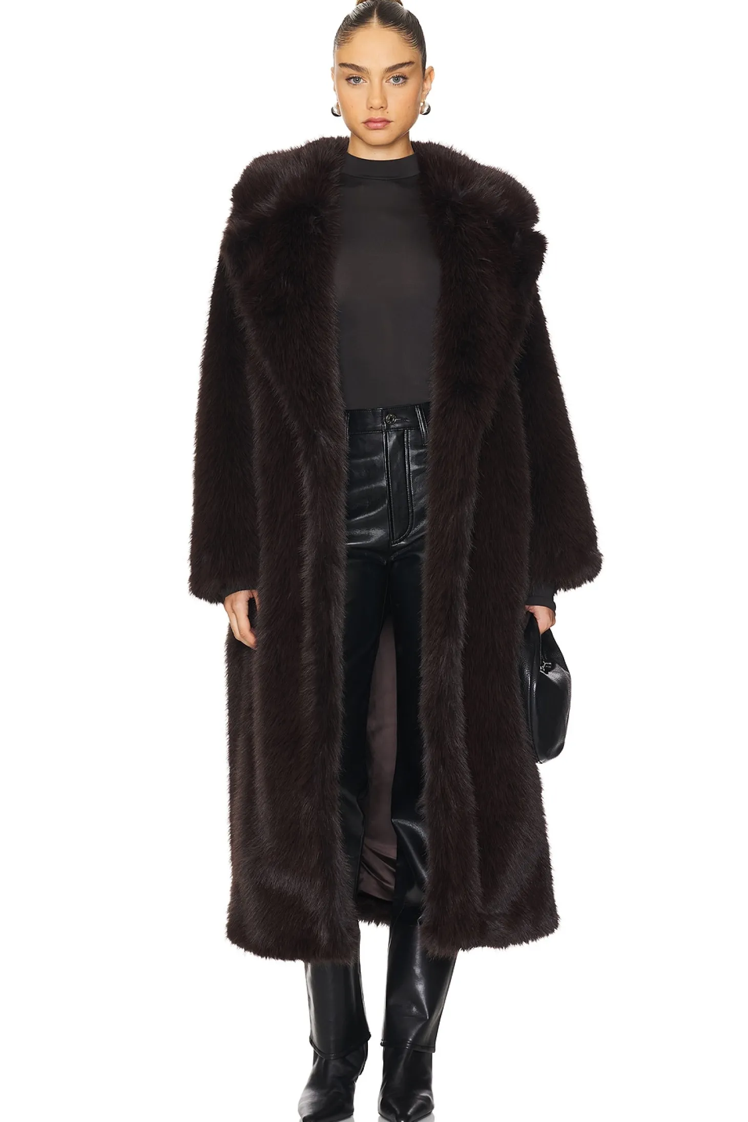 Ebony Shearling Coat