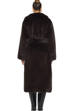Ebony Shearling Coat