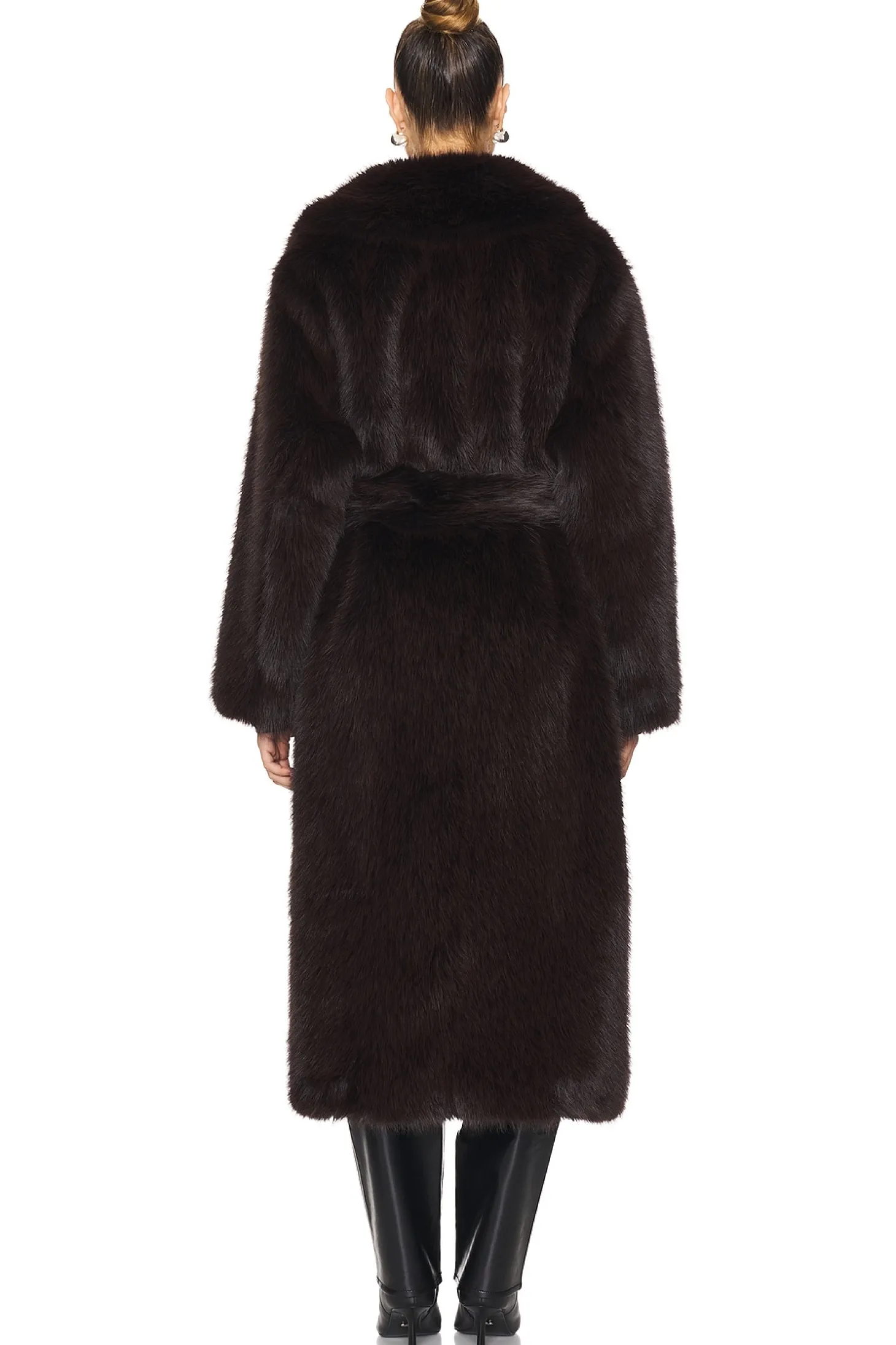 Ebony Shearling Coat