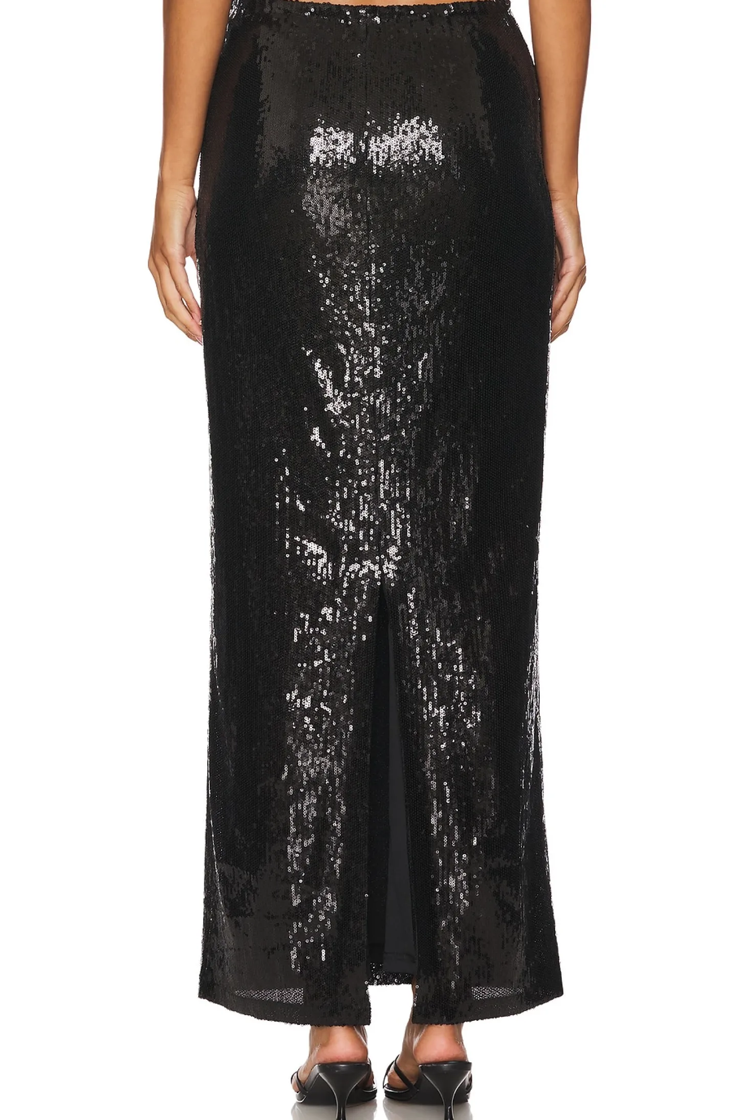 Elettra Sequin Column Skirt
